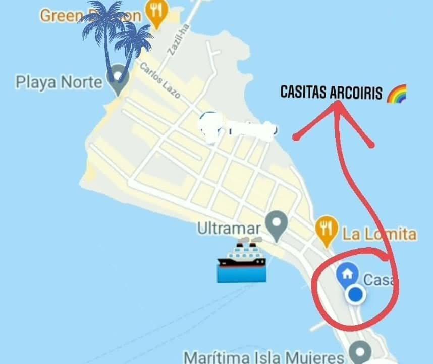 Апартаменти "Casitas Arcoiris" Excelente Ubicacion - Petfriendly Ісла-Мухерес Екстер'єр фото